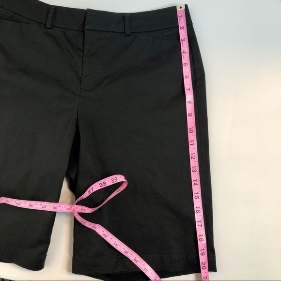 Dockers Black Dress Shorts Button/Double Hook Sz 8 - Picture 6 of 8